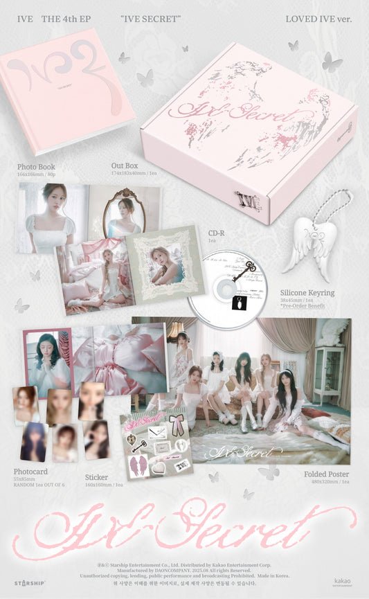 IVE - 4th EP Album [IVE SECRET] LOVED IVE Version