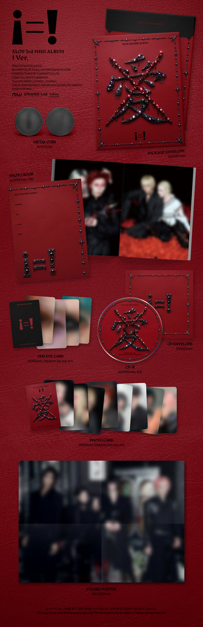 (PRE-ORDER 2026-10-29) XLOV - 3rd Mini Album [i=!] (2 Versions)