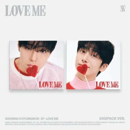 Shownu X Hyungwon (Monsta X) - EP Album [LOVE ME] Digipack Version (2 Versions)