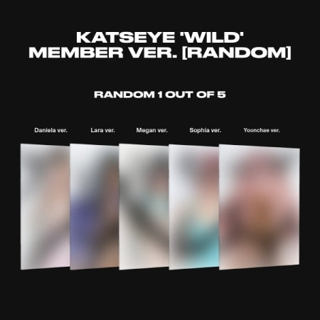 (PRE-ORDER 2026-08-14) KATSEYE - [WILD] Member Version (5 Versions) Random 1ea (POB Included)