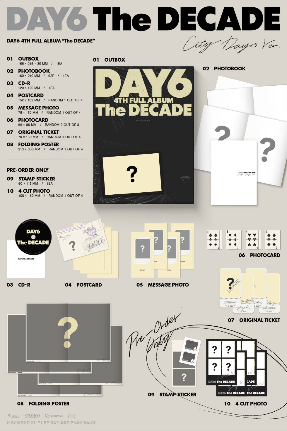 DAY6 ④ Amazon.co.jp: DAY6 FOUREVER 8th Mini Album Contents+
