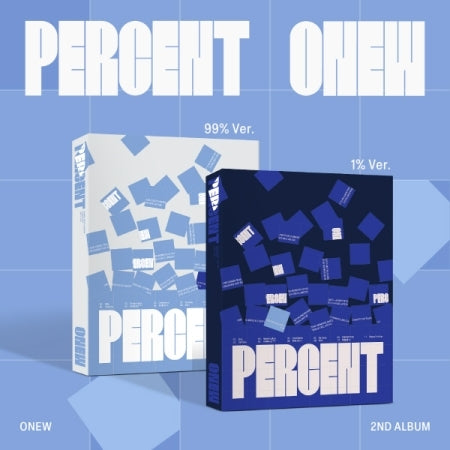 Onew (SHINee) - 2nd Album [Percent] Photobook Version (2 Versions).