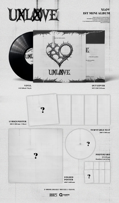 (PRE-ORDER 2026-04-07) XLOV - 1st Mini Album [UXLXVE] LP Vinyl Version