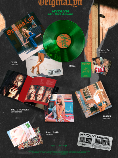 (PRE-ORDER 2026-07-22) Hyolyn 효린 - 4th Mini Album [OriginaLyn] LP Vinyl Version