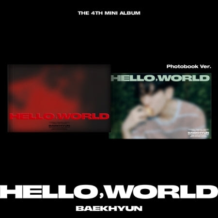 Baekhyun (EXO) - 4th Mini Album Hello, World Photobook Version (2 Versions).
