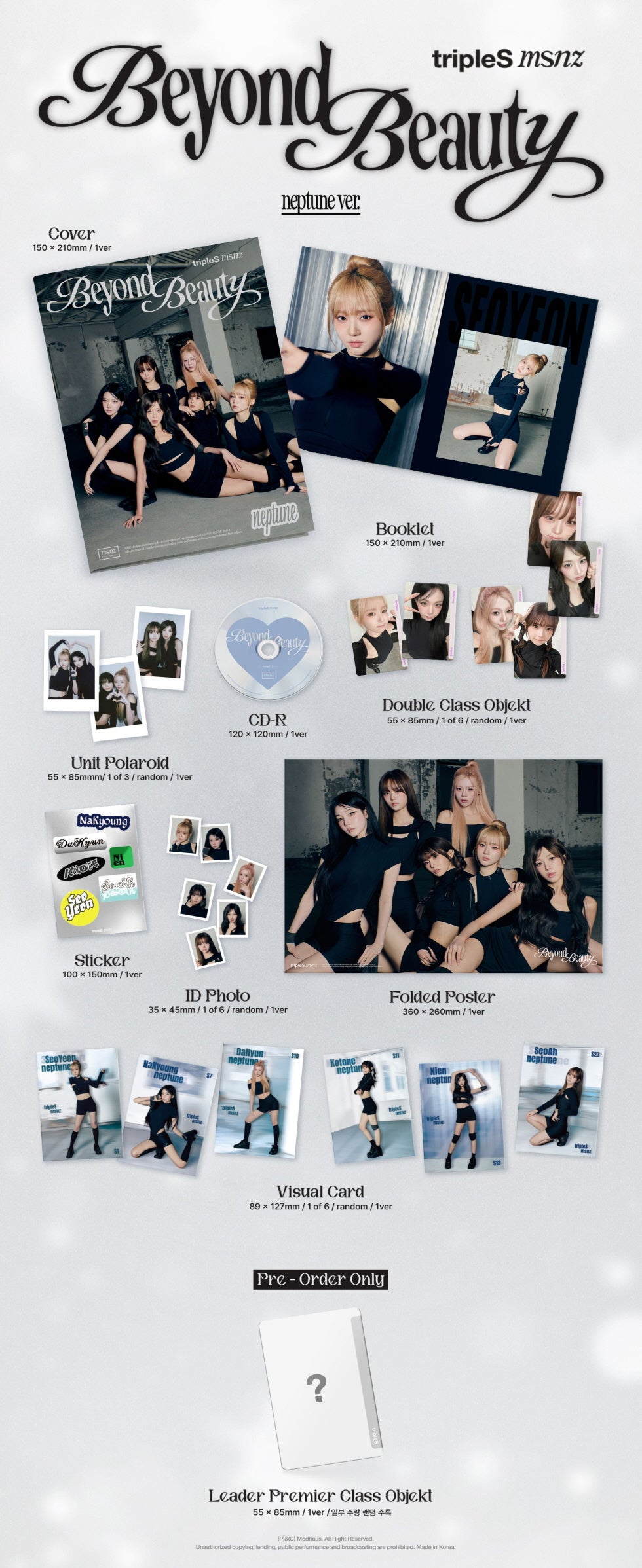tripleS - Mini Album [msnz (Beyond Beauty)] 4 Versions (Random 1ea