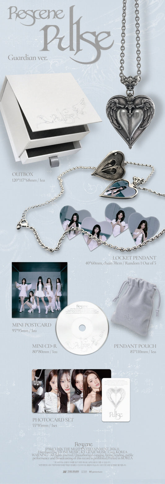 (PRE-ORDER 2026-11-04) RESCENE - 4th Mini Album [PULSE] Guardian Version