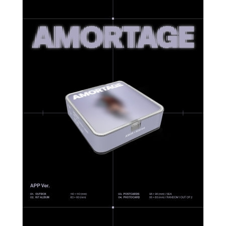 JISOO (BLACKPINK) - Mini Album AMORTAGE App Version.