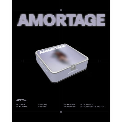 JISOO (BLACKPINK) - Mini Album AMORTAGE App Version.