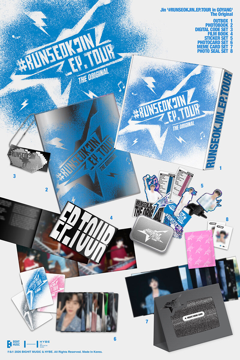 (PRE-ORDER 2026-01-26) JIN (BTS) - [#RUNSEOKJIN_EP.TOUR in GOYANG] The Original.