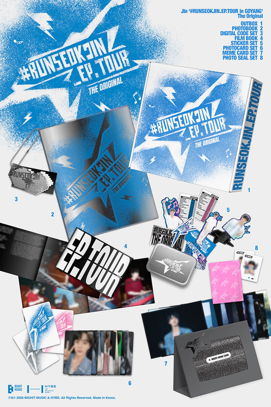(PRE-ORDER 2026-01-26) JIN (BTS) - [#RUNSEOKJIN_EP.TOUR in GOYANG] The Original.