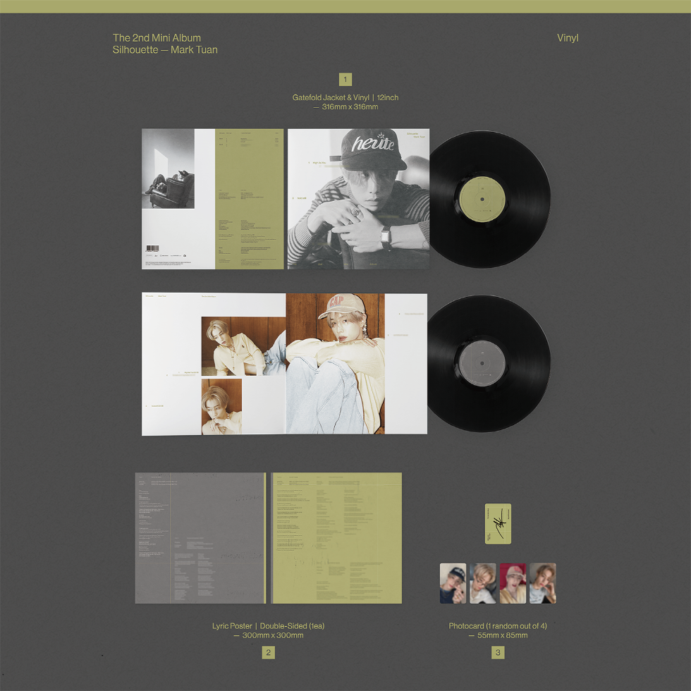 (PRE-ORDER 2025-11-21) Mark Tuan (GOT7) - [Silhouette] LP Vinyl Version
