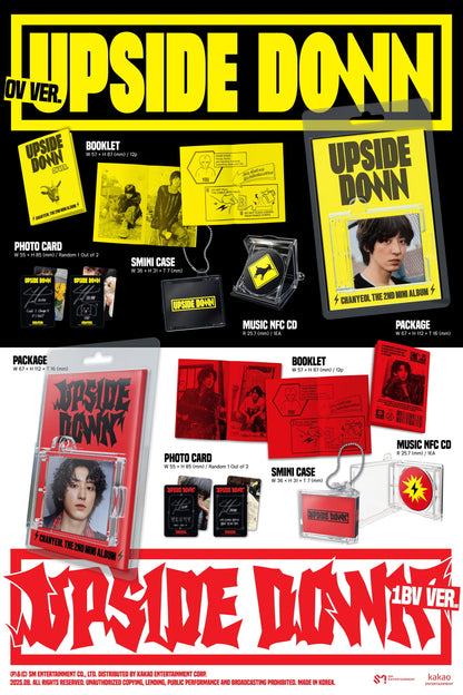 Chanyeol (EXO) - 2nd Mini Album [Upside Down] SMini Version (2 Versions).