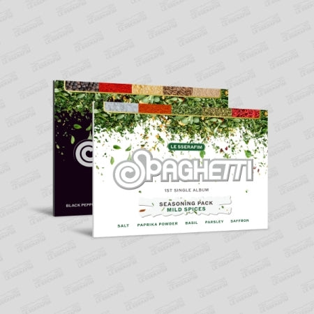 (PRE-ORDER 2025-10-24) LE SSERAFIM - 1st Single Album [SPAGHETTI] Weverse Albums Version (2 Versions) Random 1ea (Weverse Shop POB 1ea Included)