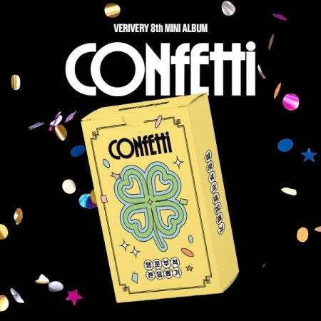 (PRE-ORDER 2026-09-07) VERIVERY 베리베리 - 8th Mini Album [CONFETTI] Luckycharm Version