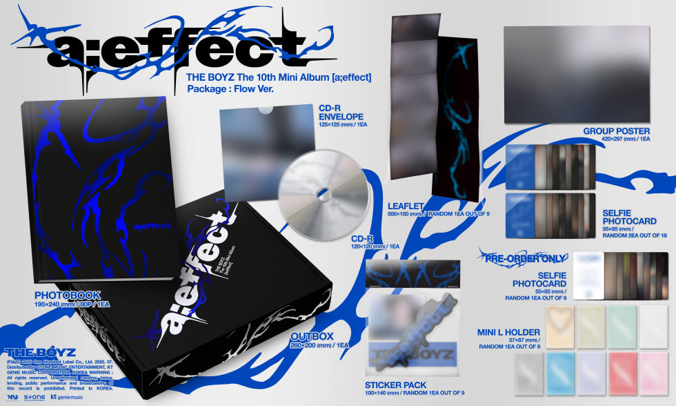 (PRE-ORDER 2025-07-28) THE BOYZ - 10TH Mini Album [a;effect] Flow Version