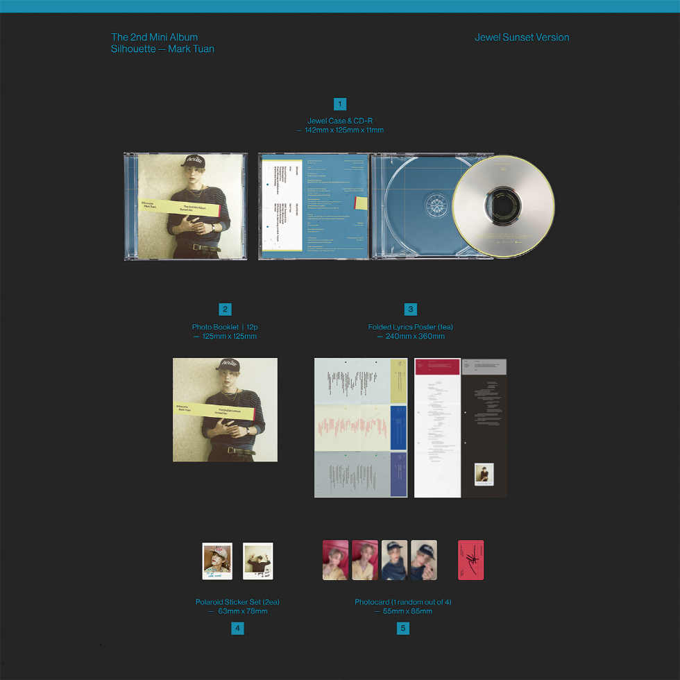 (PRE-ORDER 2025-11-07) Mark Tuan (GOT7) - [Silhouette] Jewel Version (2 Versions)