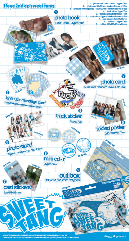 ifeye - 2nd EP Album [sweet tang] Photobook Version (2 Versions)