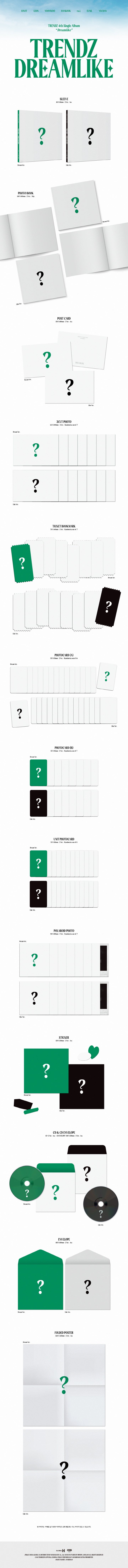 TRENDZ 4th Single Album DREAMLIKE (2 Versions) Random