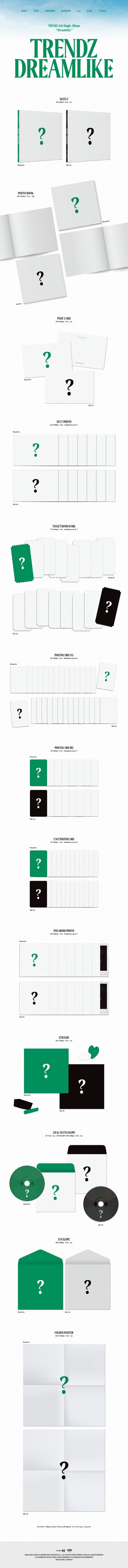 TRENDZ 4th Single Album DREAMLIKE (2 Versions) Random