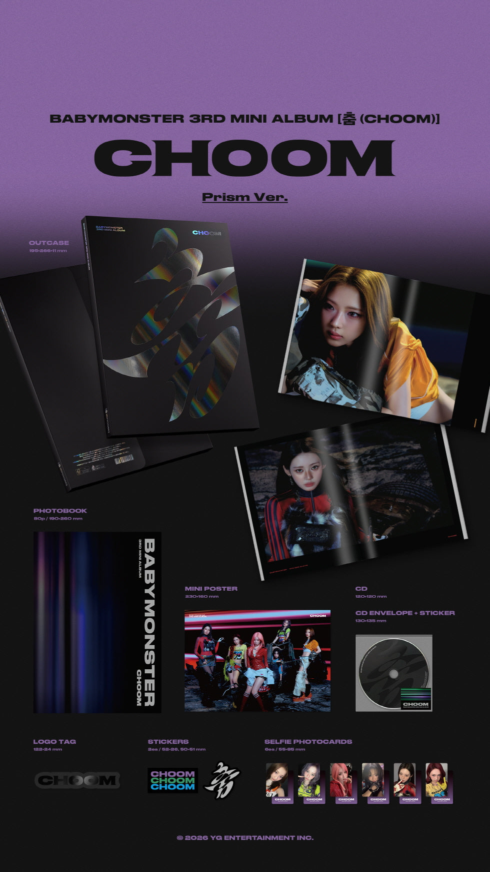 BABYMONSTER - 3rd Mini Album [춤 CHOOM] Standard Version (3