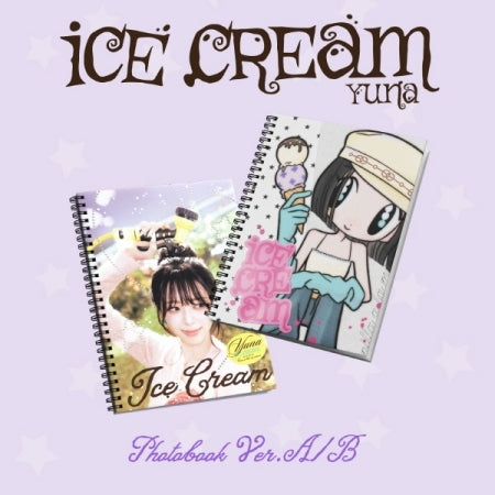 YUNA (ITZY) - 1st Mini Album [Ice Cream] Photobook Version (2 Versions) Random 1ea (POB Option available)