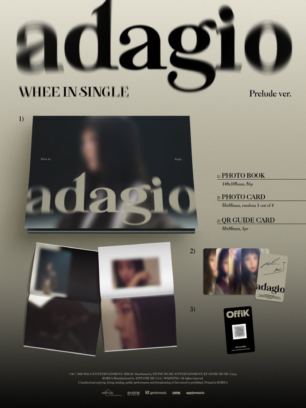 (PRE-ORDER 2026-04-20) WHEE IN (MAMAMOO) - [agadio] (2 Versions).
