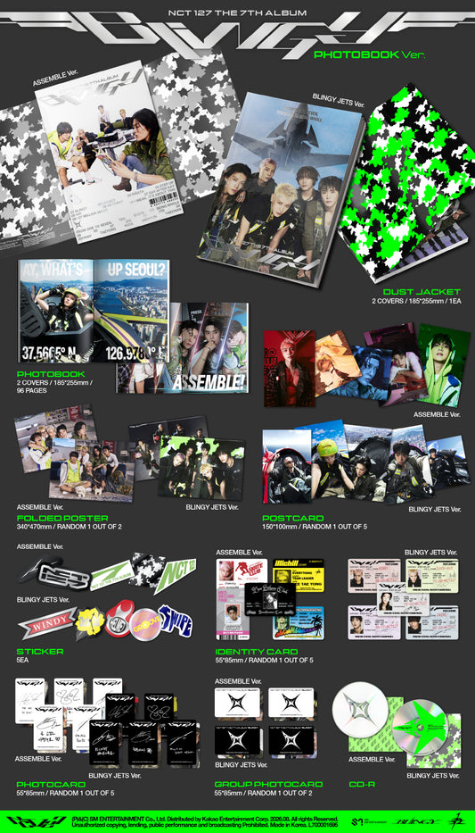 (PRE-ORDER 2025-08-25) NCT 127 - 7th Album [BLINGY] Photobook Version (2 Versions) Random 1ea
