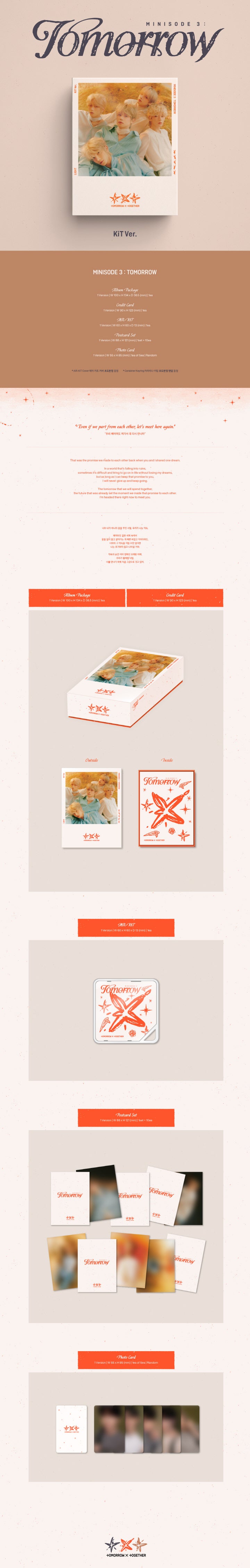 TOMORROW X TOGETHER TXT minisode 3: Tomorrow KiT Version.