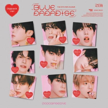 Zerobaseone - 5th Mini Album [Blue Paradise] Digipack Version (9 Versions)(POB - Photocard Included - Limited Quantity).