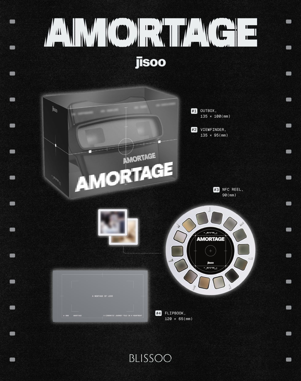 JISOO (BLACKPINK) - Mini Album AMORTAGE Reels Version.