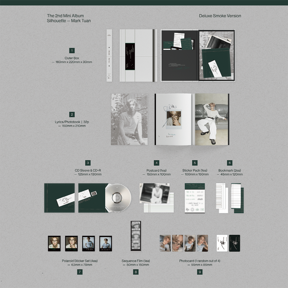 (PRE-ORDER 2025-11-07) Mark Tuan (GOT7) - [Silhouette] Deluxe Version (2 Versions)