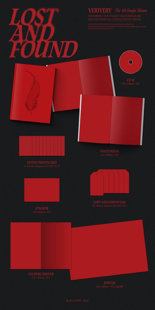 (PRE-ORDER 2025-12-02) VERIVERY - 4th Single Album [Lost and Found] Photobook Version