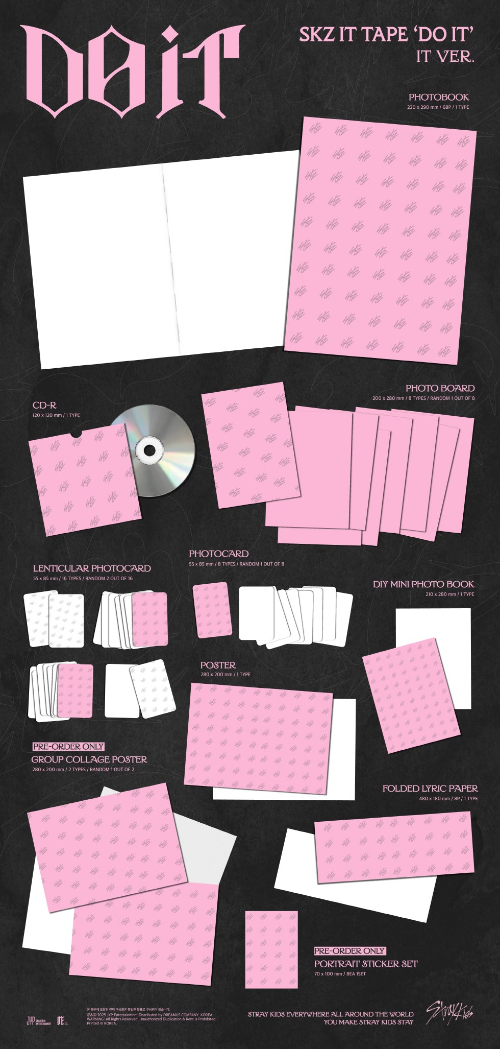 (PRE-ORDER 2025-11-21) Stray Kids - SKZ IT TAPE [DO IT] IT Version