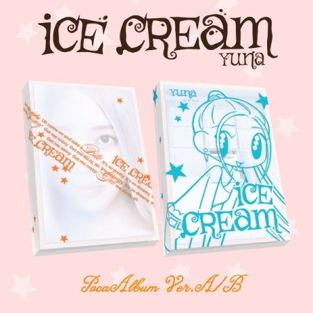 YUNA (ITZY) - 1st Mini Album [Ice Cream] Pocaalbum Version (2 Versions).