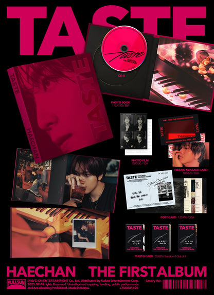 HAECHAN (NCT) - 1st Album [TASTE] Savory Version (POB 1ea Included - Limited Quantity)