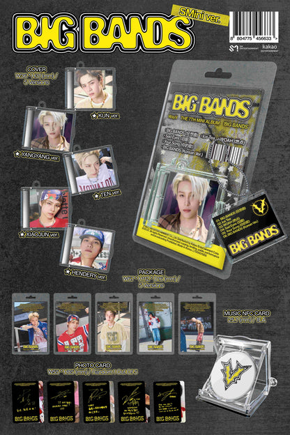 WayV - 7th Mini Album [BIG BANDS] SMini Version (5 Versions)