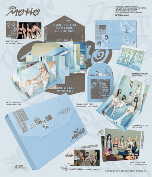 (PRE-ORDER 2026-06-01) ITZY - [MOTTO] Special Version (2 Versions) Random 1ea