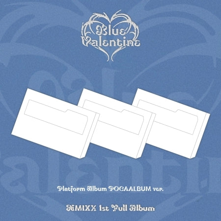 (PRE-ORDER 2025-10-13) NMIXX - 1st Full Album [Blue Valentine] Platform Album POCAALBUM Version (3 Versions) Random 1ea