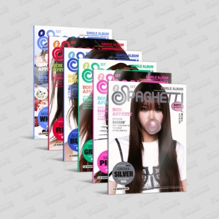 (PRE-ORDER 2025-10-24) LE SSERAFIM - 1st Single Album [SPAGHETTI] Compact Version (6 Versions) Random 1ea (POB - Photocard 1ea - Pre order only)