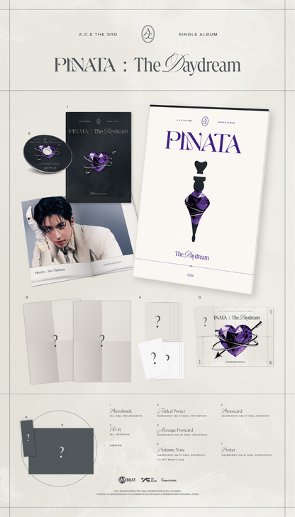 A.C.E - 3rd Single Album PINATA (5 Versions).