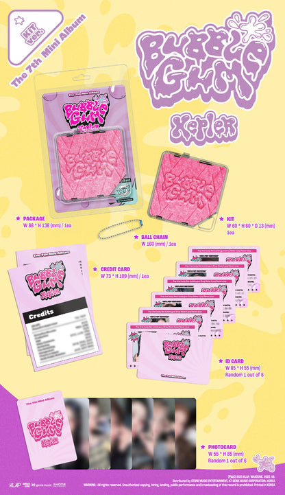 Kep1er - 7th Mini Album [BUBBLE GUM] KiT Version.