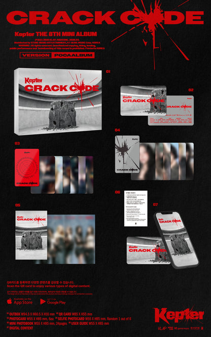 (PRE-ORDER 2026-04-01) Kep1er - 8th Mini Album [CRACK CODE] POCAALBUM Version