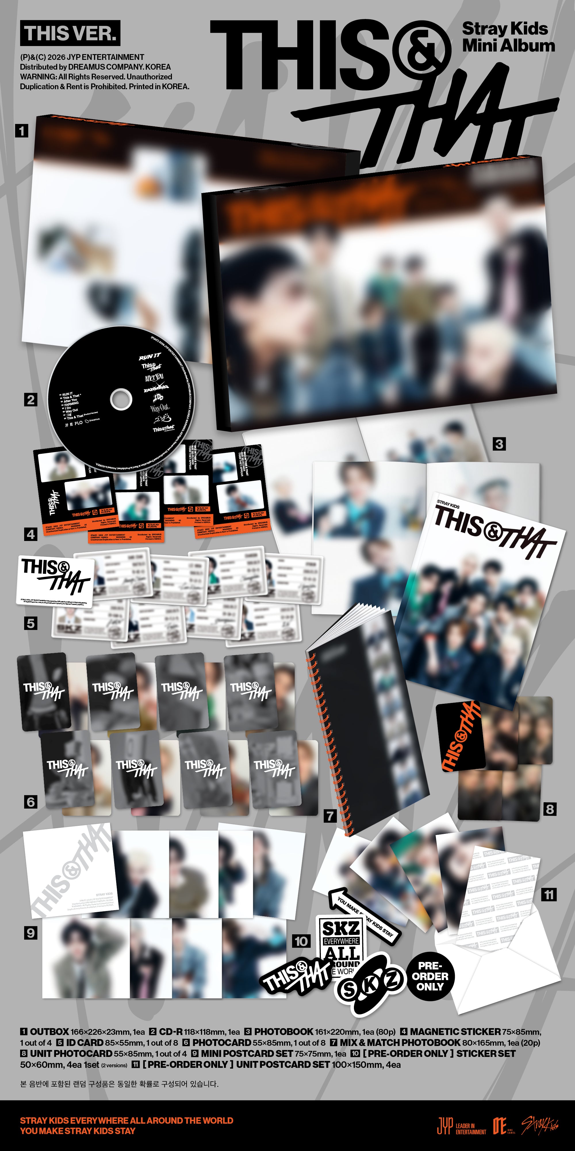 Stray Kids - [THIS & THAT] Standard Version (2 Versions)(🎁 POB