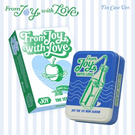 (PRE-ORDER 2025-08-19) JOY (Red Velvet) - 1st Mini Album [From JOY, with Love] Tin Case Version (Smart Album).