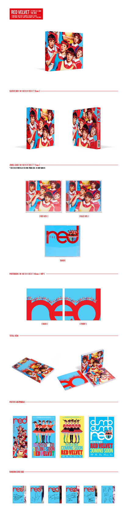 Red Velvet 1st Album The Red [Red Version].