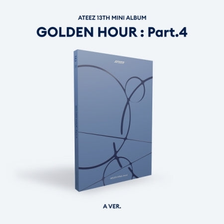 ATEEZ - 13th Mini Album [GOLDEN HOUR : Part.4] Standard Version (3 Versions)(POB Option available)