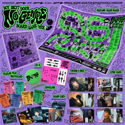 BOYNEXTDOOR - 4th EP Album [No Genre] Board Game Version (6 Versions) Random 1ea (POB - Polaroid Postcard Included)