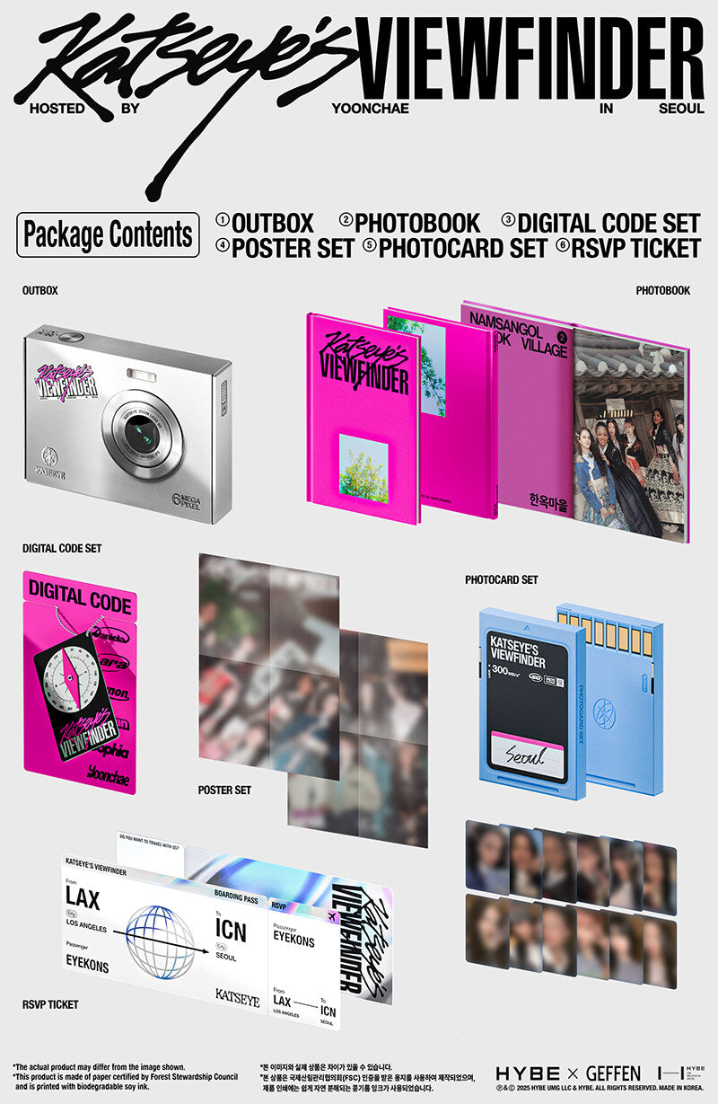 (PRE-ORDER 2025-09-12) KATSEYE - [KATSEYE’S VIEWFINDER in Seoul] (Digital Code)