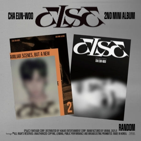 Cha Eun Woo (ASTRO) - 2nd Mini Album [ELSE] (2 Versions) Random